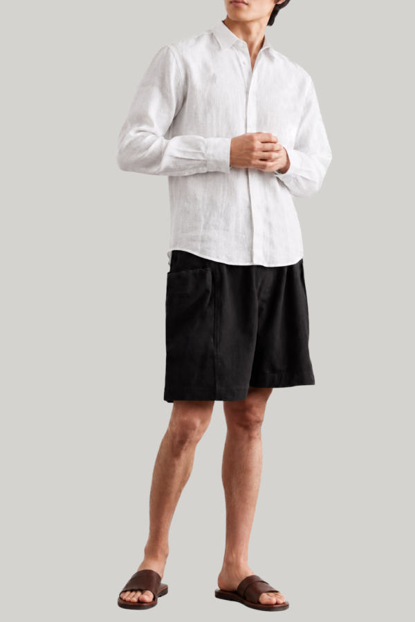 Linen Blend Shorts
