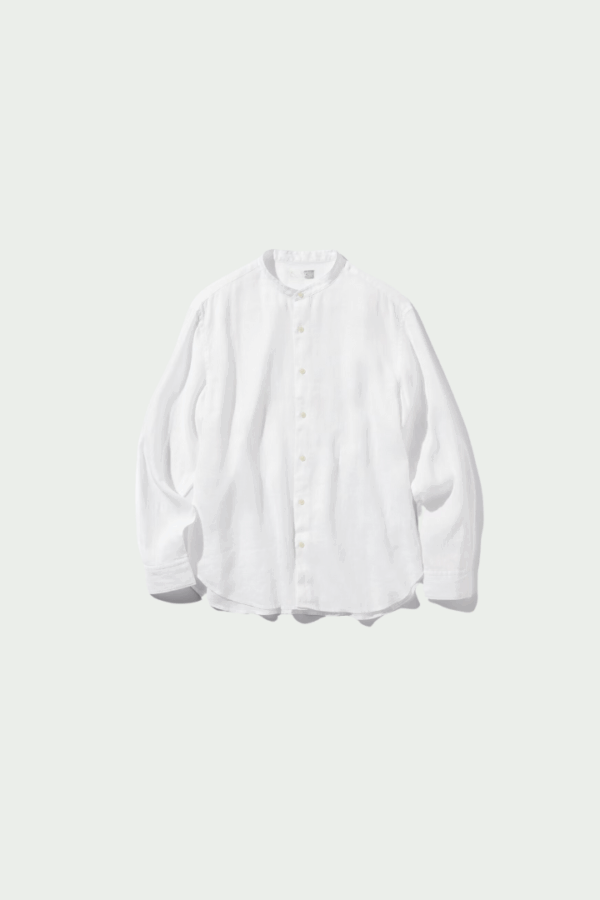 collarless shirt-2 Collarless Shirt