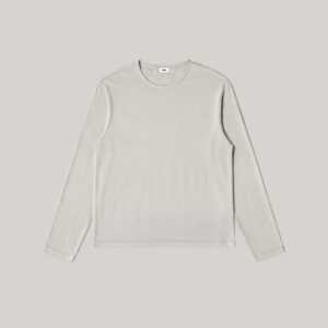 longsleeve stonewashed shirt, by zaal. linen blend outfit